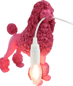 2576 LAMPE « POODLE QUEEN »